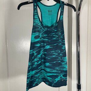 Nike Dry Fit Green Racer Back Tank